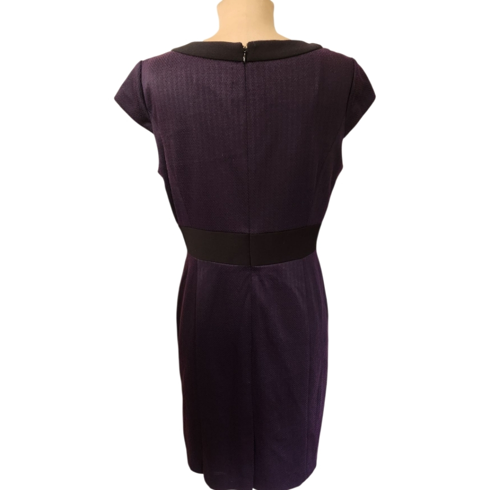 BETSY & ADAM Cap Sleeve Sheath Dress - Size 4 - Picture 8 of 14